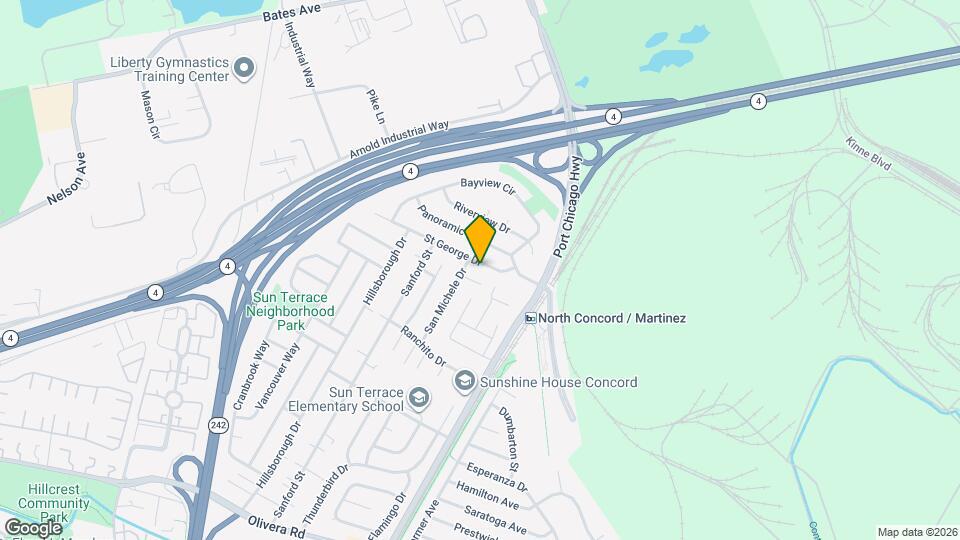 2361 St George Dr Map and Location Details