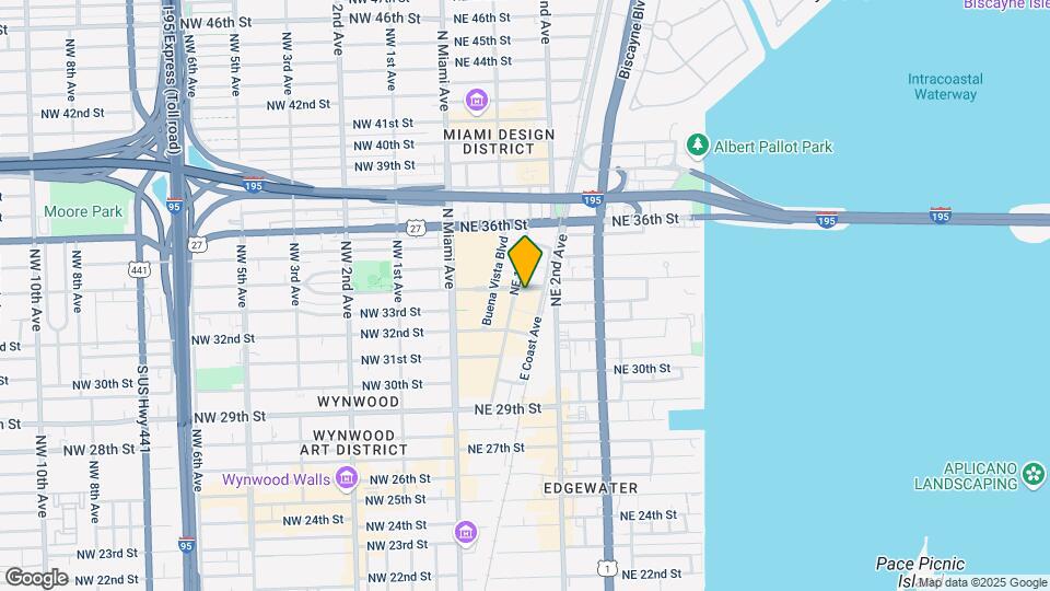 3301 NE 1st Ave Map and Location Details