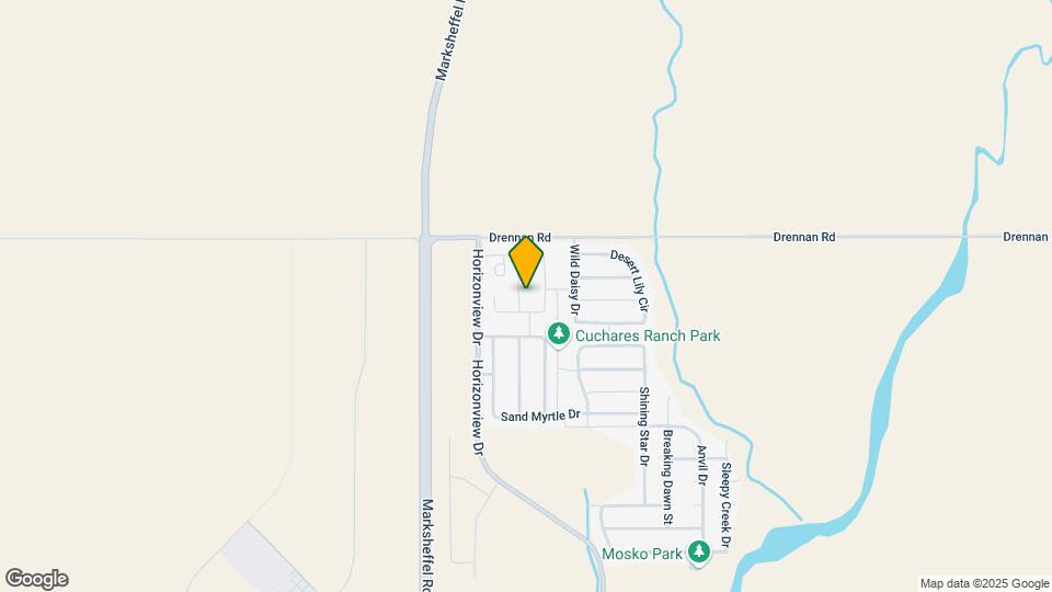 3671 Desert Willow Ln Map and Location Details