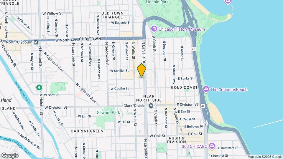 1330 N La Salle Dr Mapa y Detalles de la Ubicación