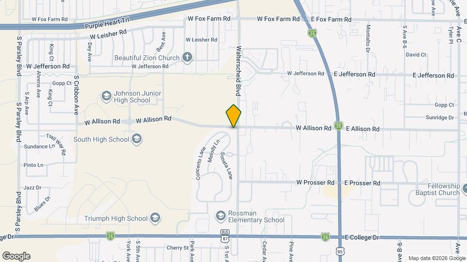 901 Sonata Lane Map and Location Details