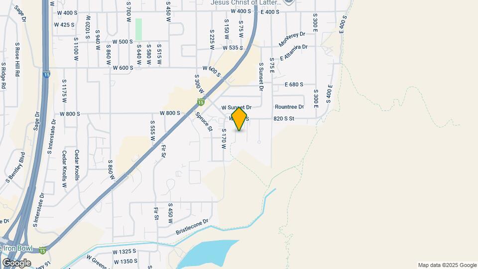 883 S 110 W Map and Location Details