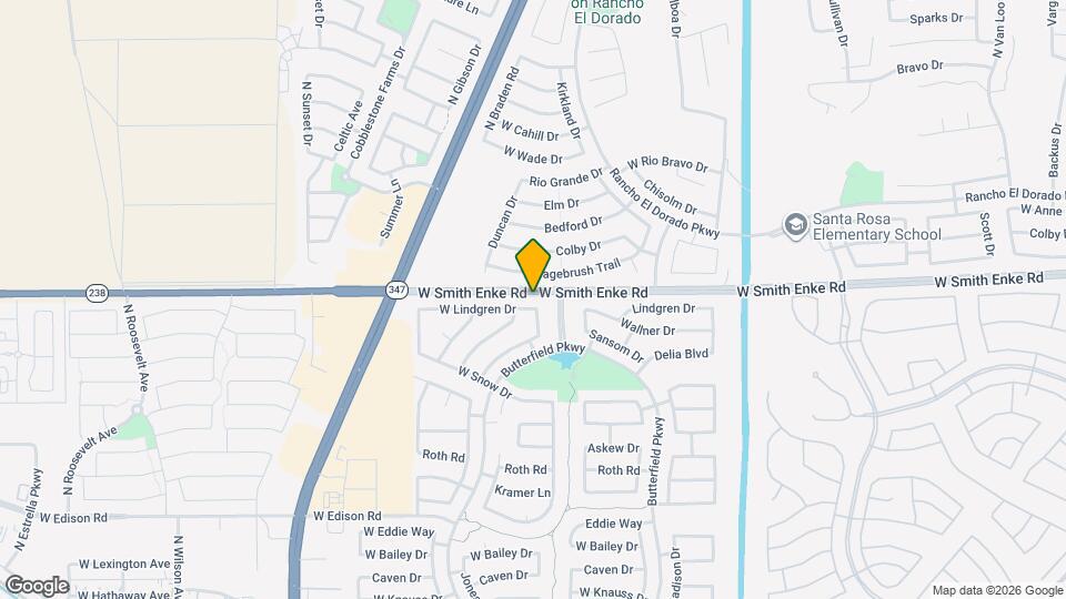 43826 W Lindgren Dr Map and Location Details