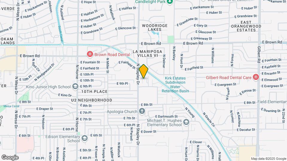 1224 E Evergreen St Map and Location Details