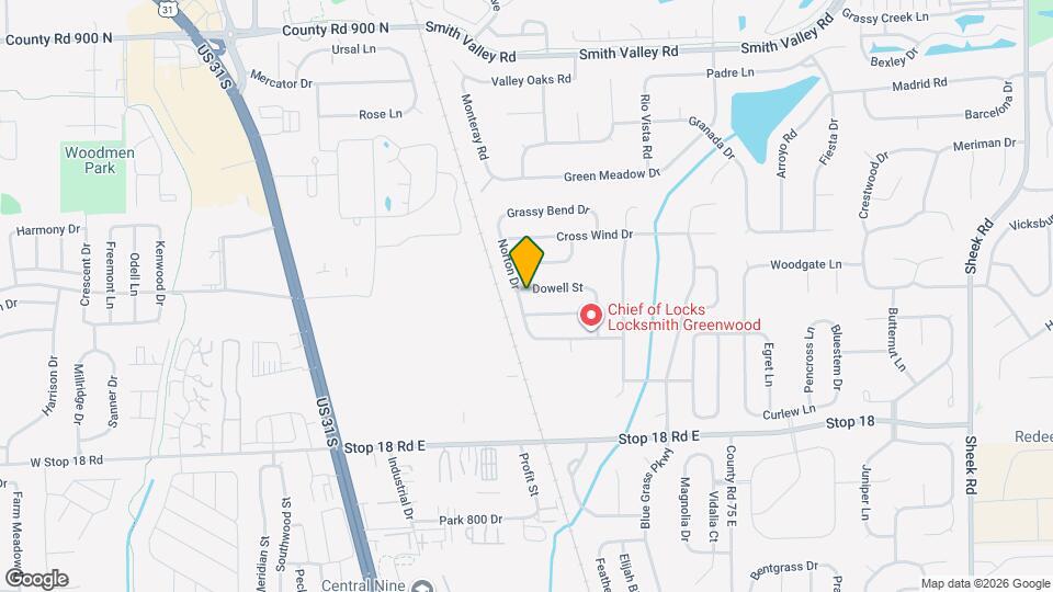 1410 Dowell St Map and Location Details