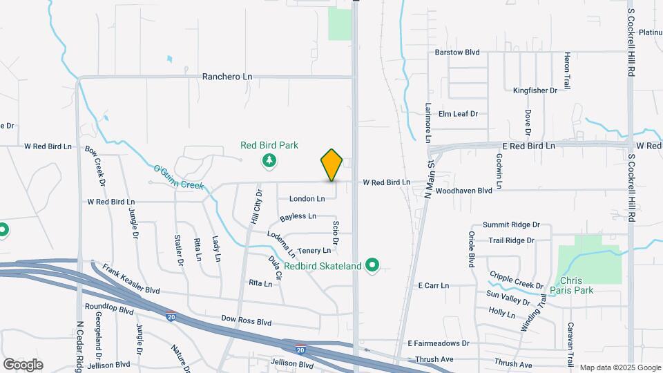 302 W Red Bird Ln Map and Location Details