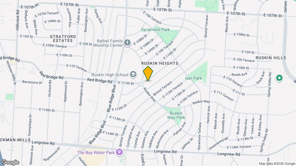 7305 E 111th Terrace Map and Location Details