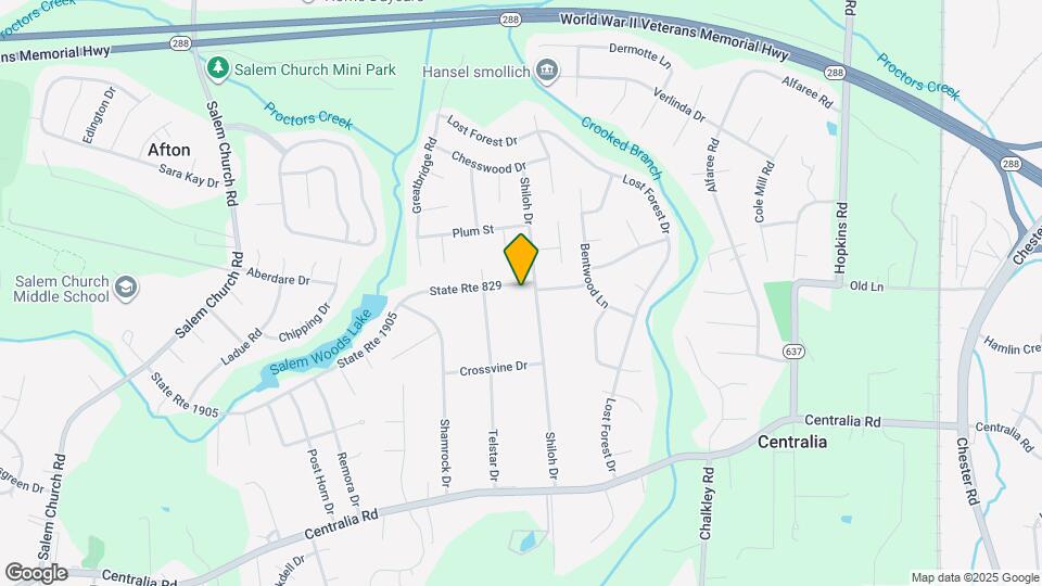 5207 Thornington Dr Map and Location Details