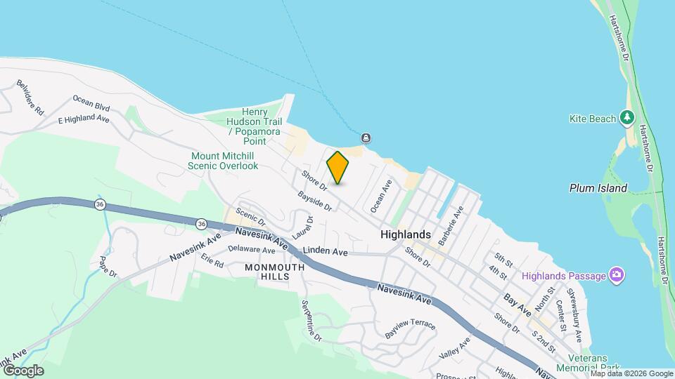 Shore Landing Mapa y Detalles de la Ubicación