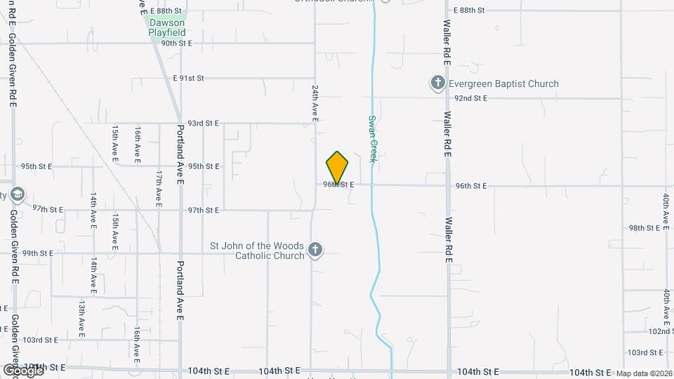 2422 96th St E Map and Location Details