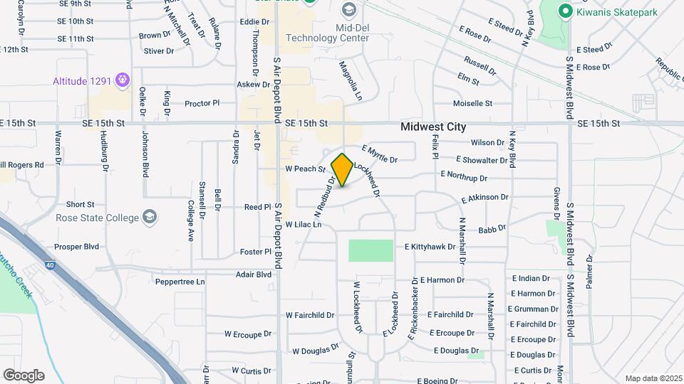 204 W Mimosa Dr Map and Location Details