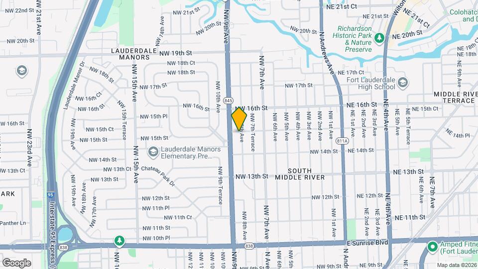 1439 NW 8th Ave Map and Location Details