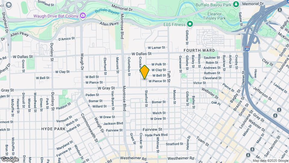 1420 Stanford St Map and Location Details