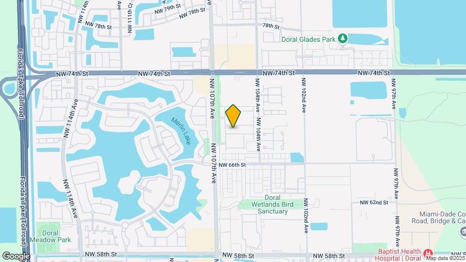 10561 NW 68th Terrace Map and Location Details