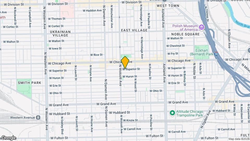 1845 W Superior St Map and Location Details