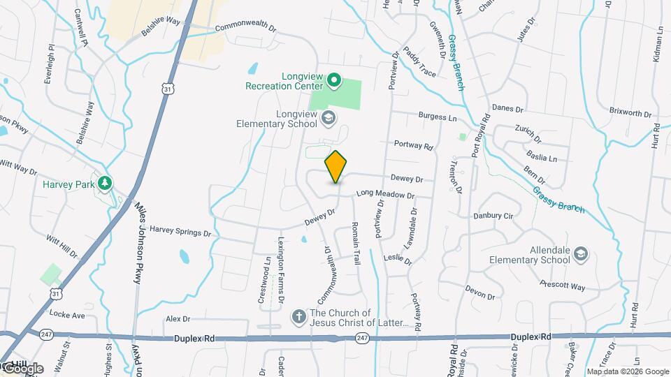 2244 Dewey Dr Map and Location Details