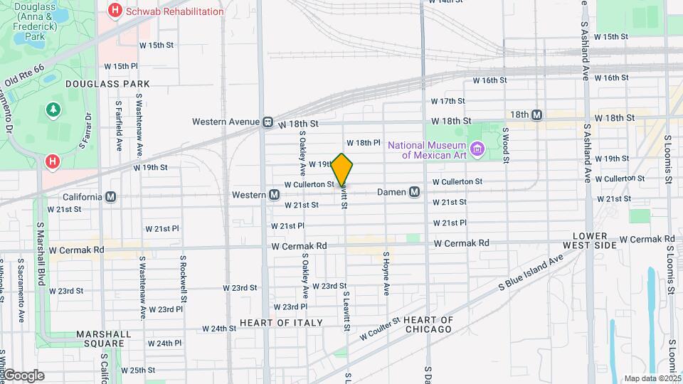 2008 S Leavitt St, Unit 1 Map and Location Details