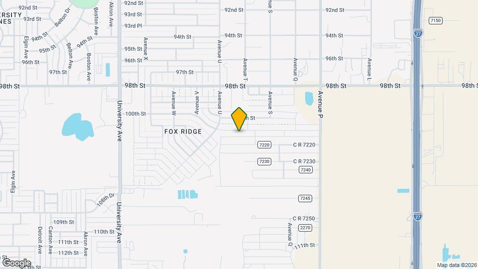 2011 102nd St, Unit B Map and Location Details