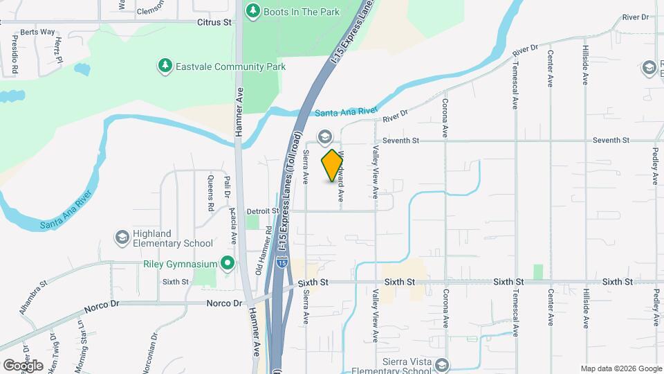 4270 Woodward Ave Map and Location Details