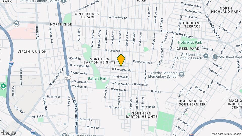 102 W Lancaster Rd Mapa y Detalles de la Ubicación