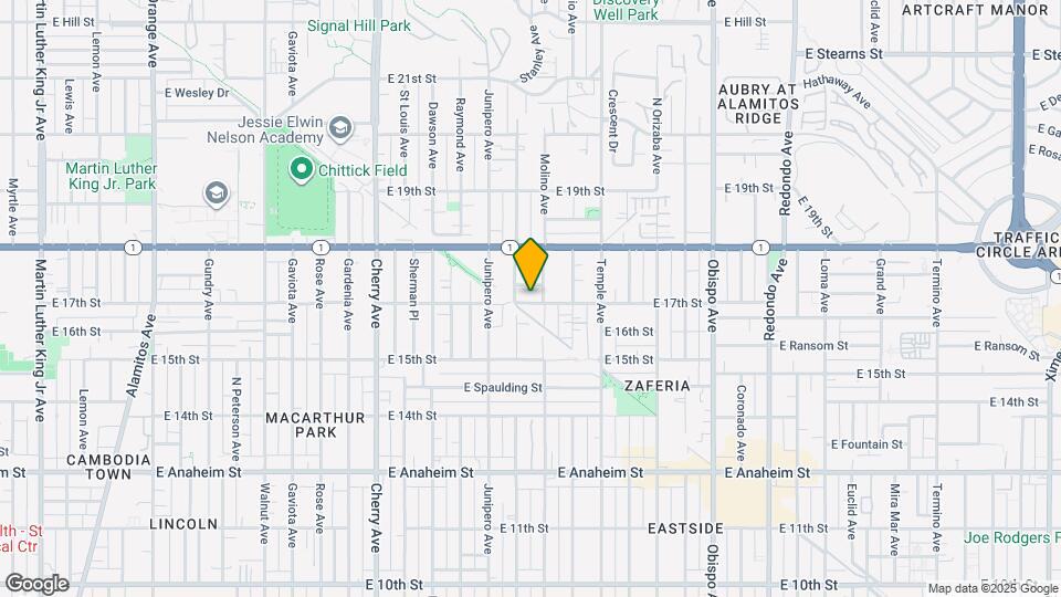 2521 E 17th St Map and Location Details