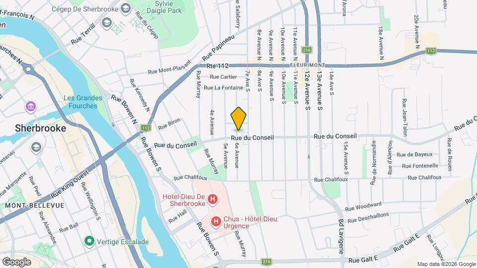 551 Du Conseil Rue Map and Location Details