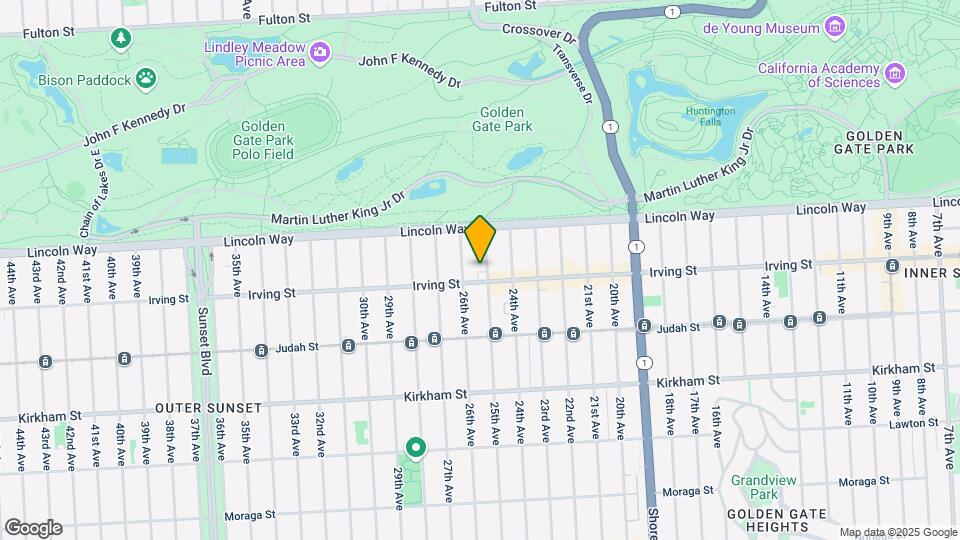 1279 25th Ave Mapa y Detalles de la Ubicación