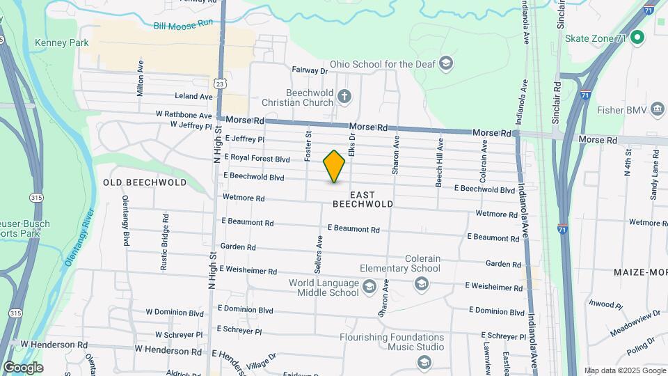 263 E Beechwold Blvd Map and Location Details