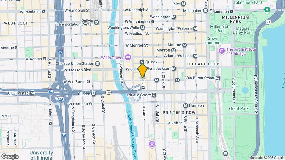 328 S Wells St Map and Location Details