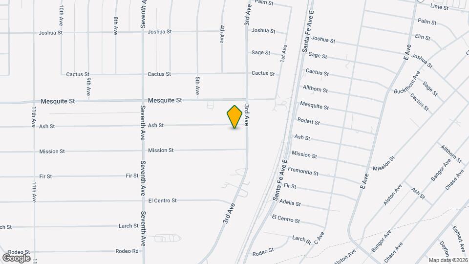 16101 Ash St Map and Location Details