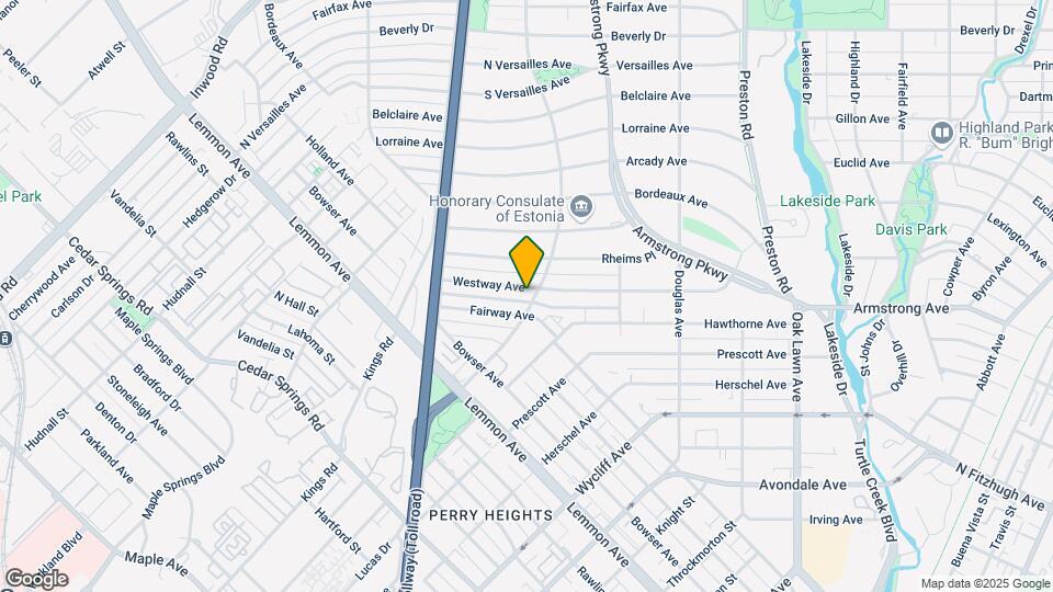 4501 Westway Ave Map and Location Details