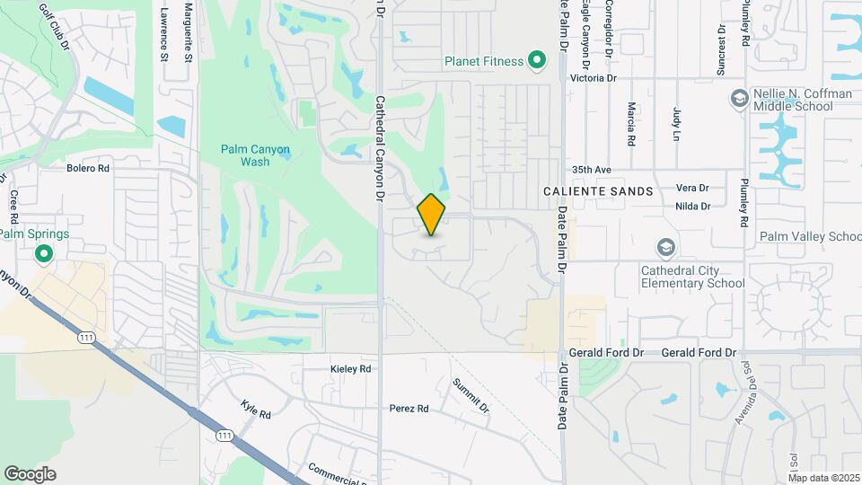 35200 Cathedral Canyon Dr Map and Location Details