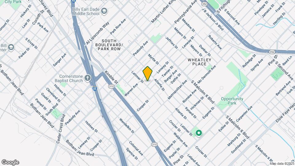 2505 Lenway St Map and Location Details