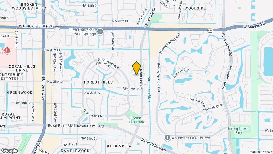 2830 Riverside Dr Map and Location Details