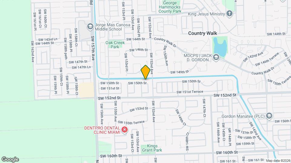 15241 SW 150th St Map and Location Details