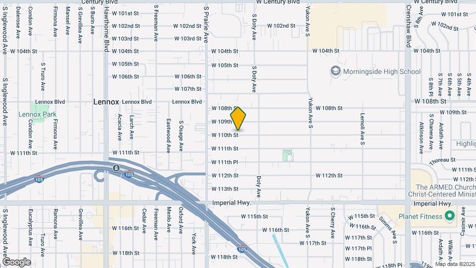3847 W 110th St Map and Location Details