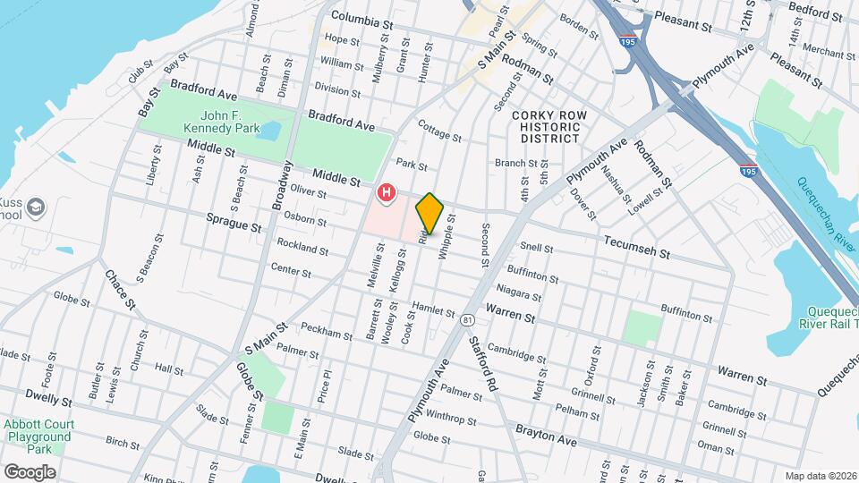 452 Osborn St Mapa y Detalles de la Ubicación