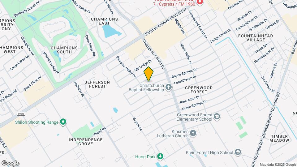 5810 Boyce Springs Dr Map and Location Details