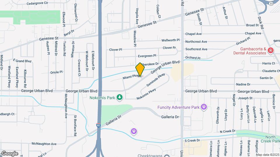 860 George Urban Blvd Map and Location Details