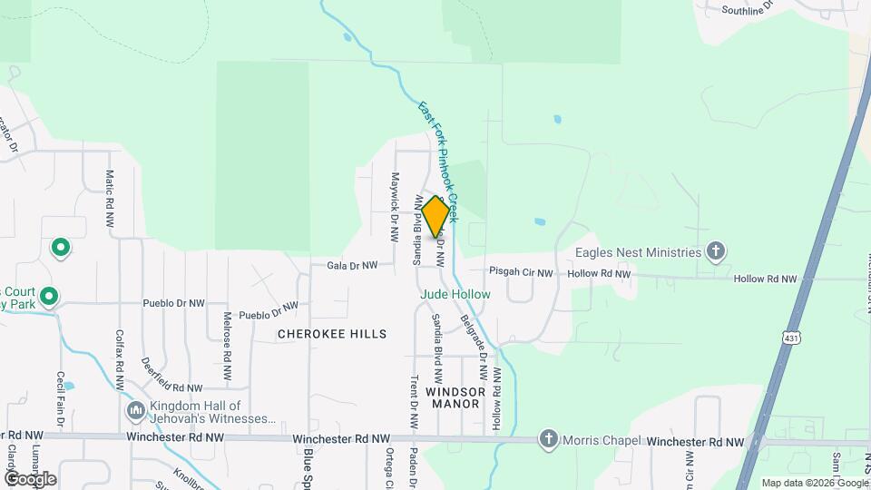 6207 Belgrade Dr NW Map and Location Details