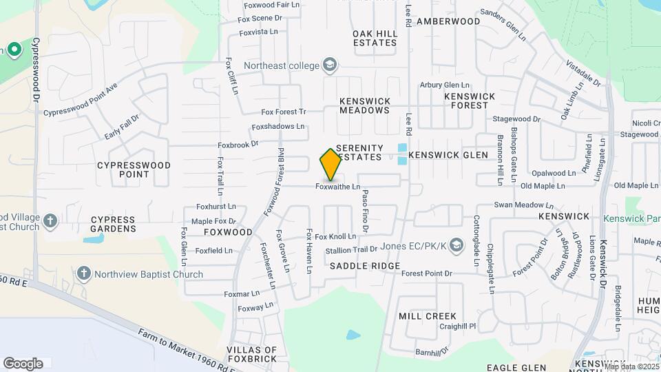 7431 Foxwaithe Ln Map and Location Details