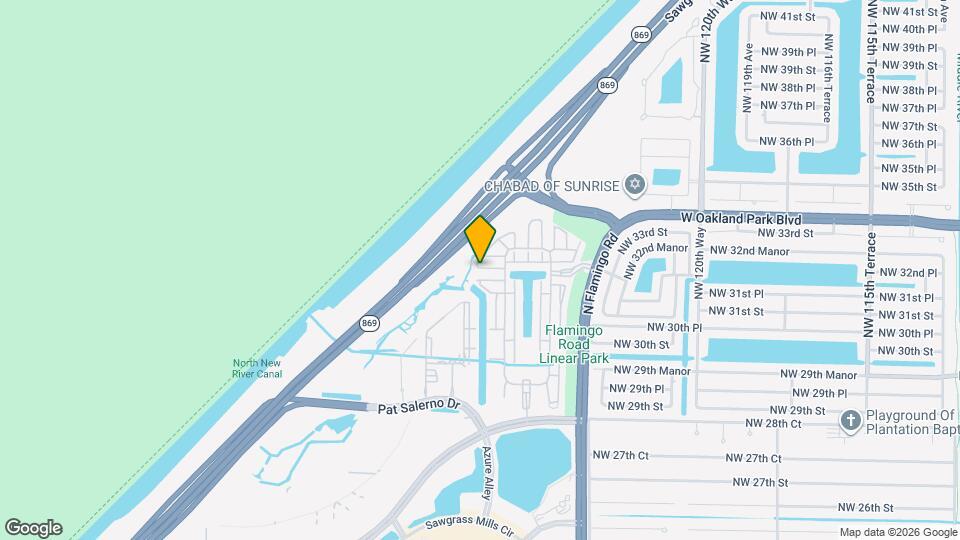 12698 NW 32nd Pl Map and Location Details