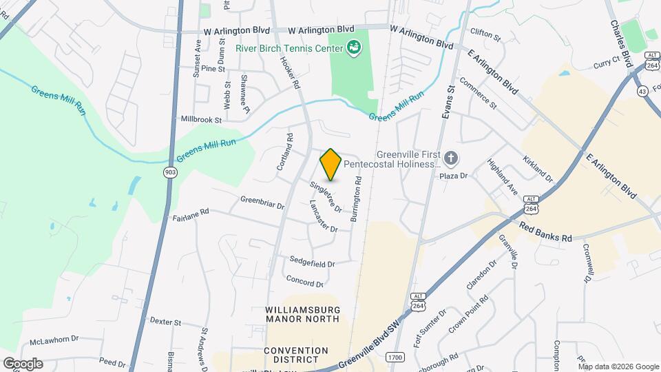 207 Singletree Dr Map and Location Details