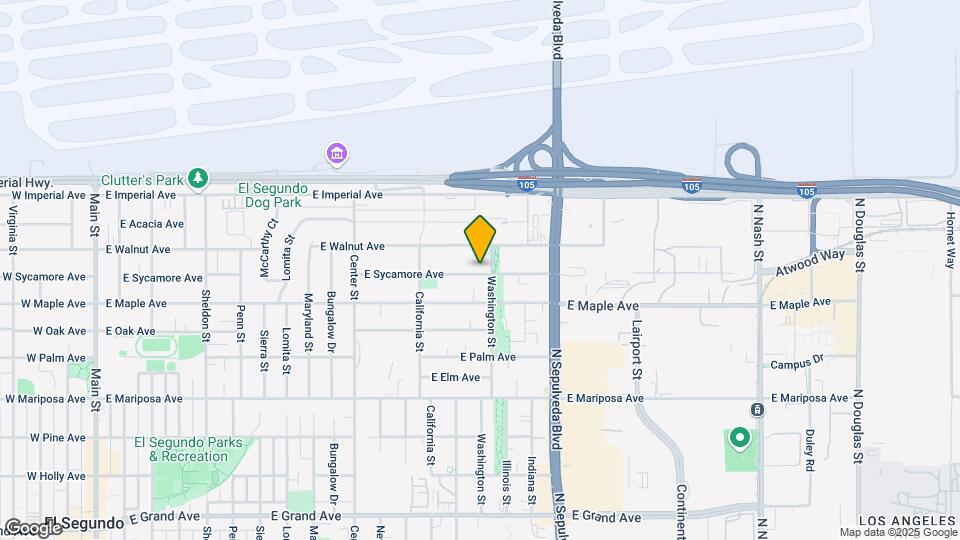 1507 E Sycamore Ave Map and Location Details