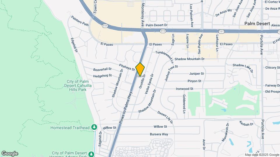 45775 Ocotillo Dr Map and Location Details
