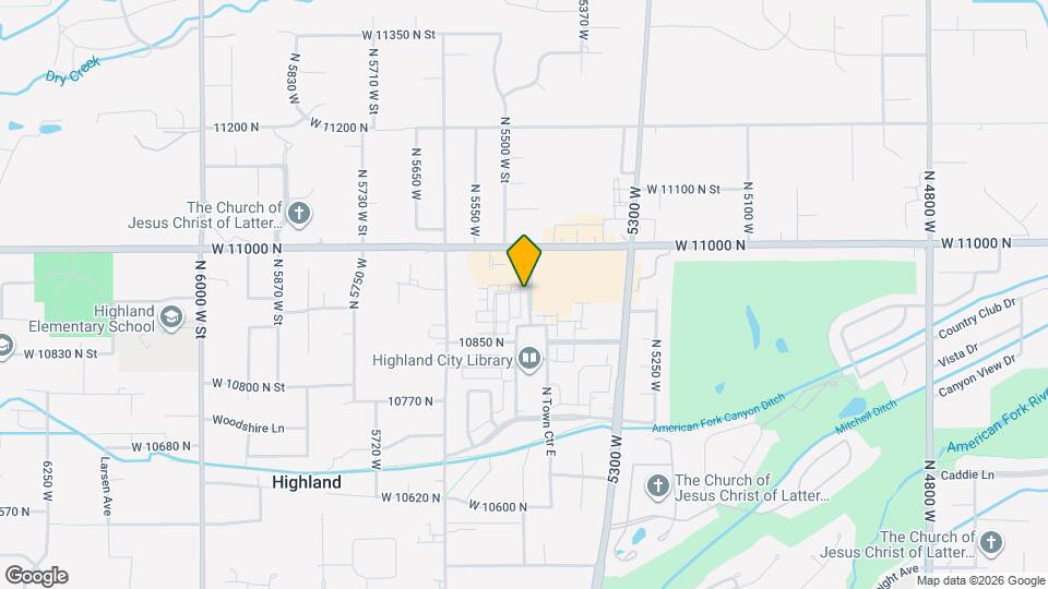 10927 N Town Ctr W Map and Location Details