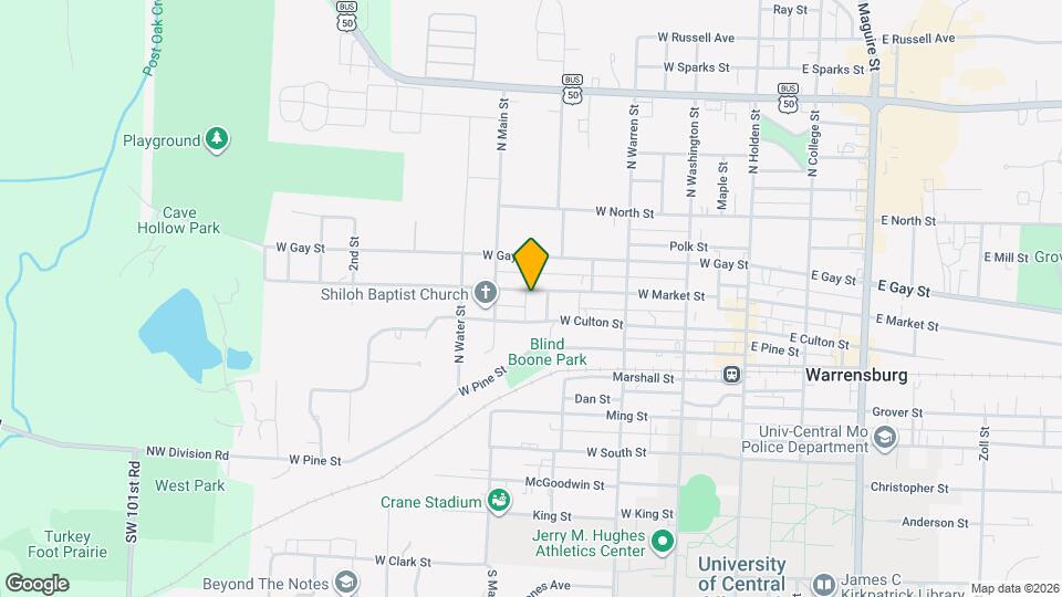 408 W Market St, Unit B Mapa y Detalles de la Ubicación