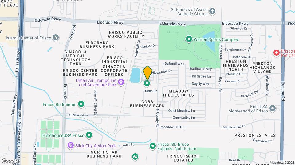 7189 Waterlily Ln Map and Location Details