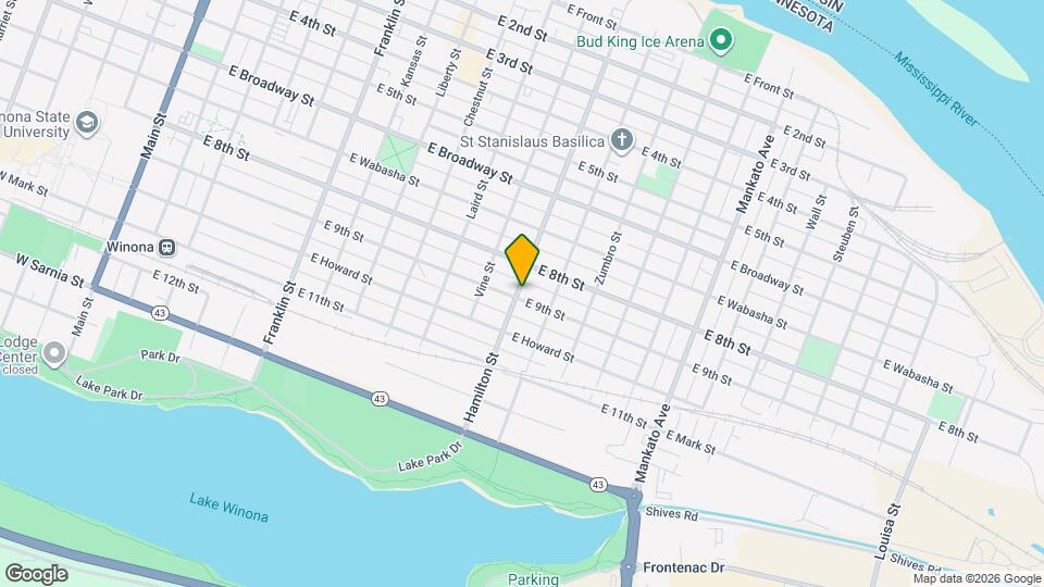 550 E King St Map and Location Details