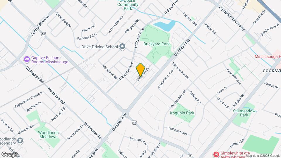 614 Shoreline Dr Map and Location Details